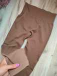 Legginsy prążkowane z wysokim stanem