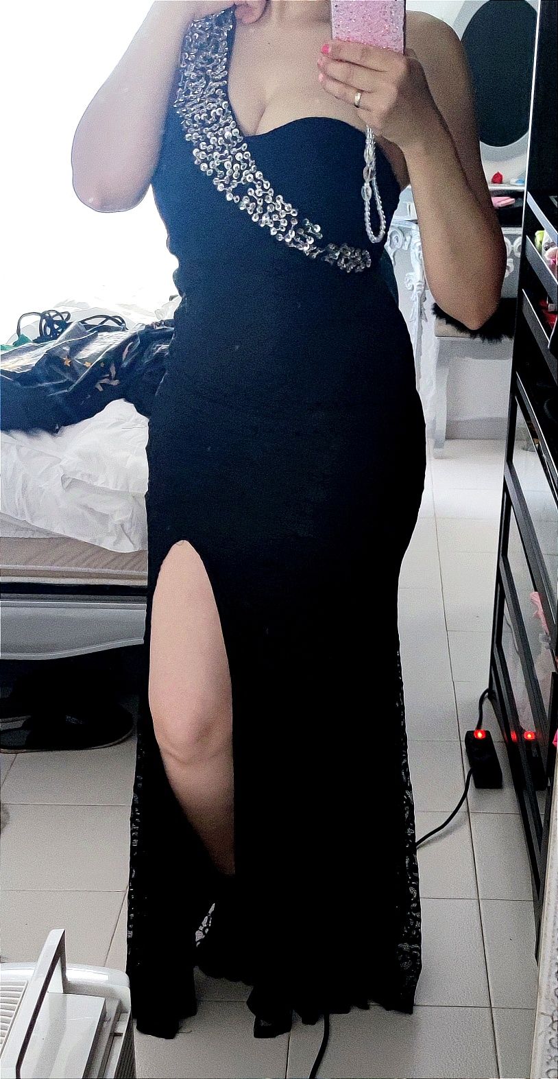 Vestido cerimónia preto