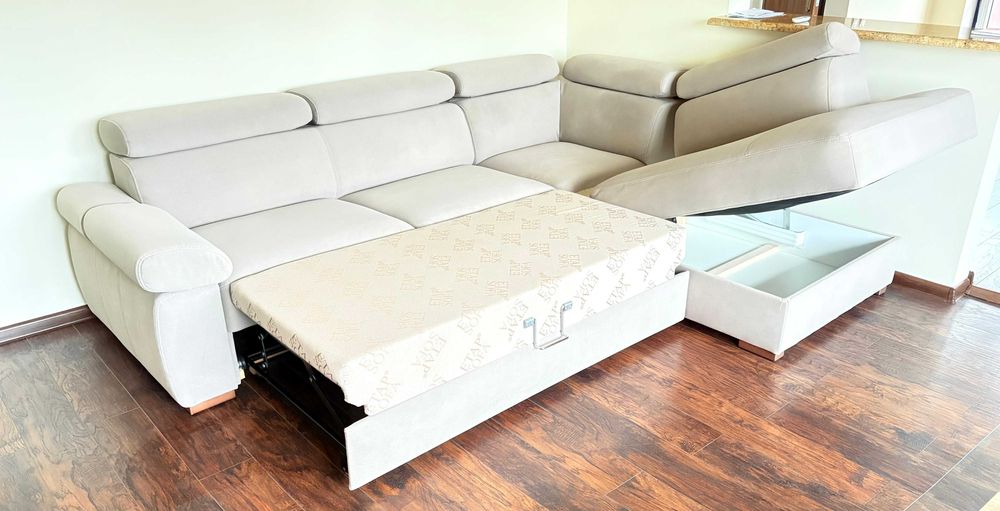 Narożnik ZOOM, ETAP SOFA, BYDGOSKIE MEBLE, stan idealny, spanie