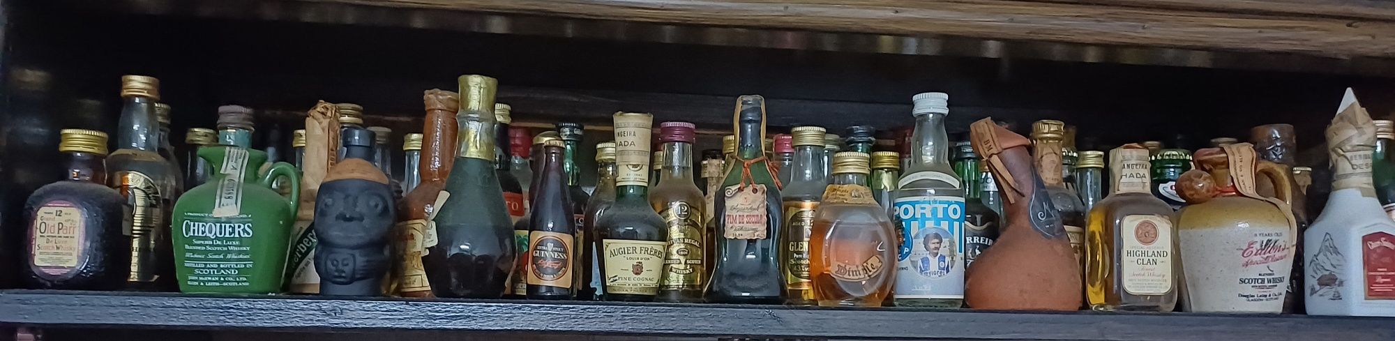 Garrafinhas miniatura de colecção