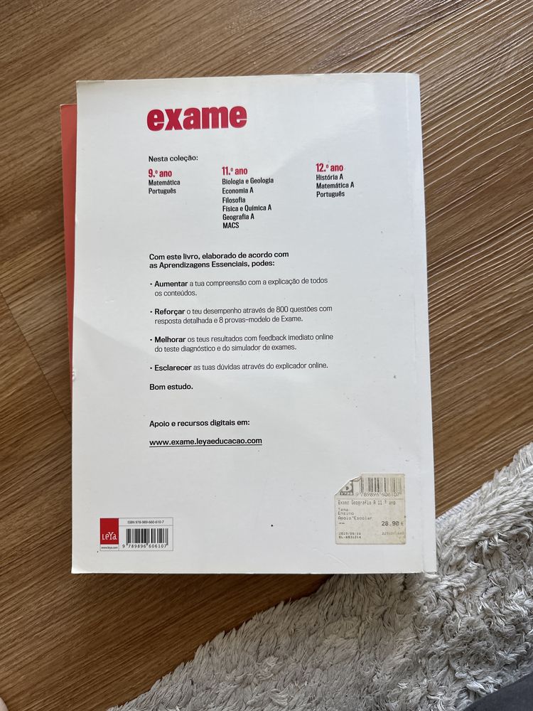 Livro Exame Geografia A 11 Ano