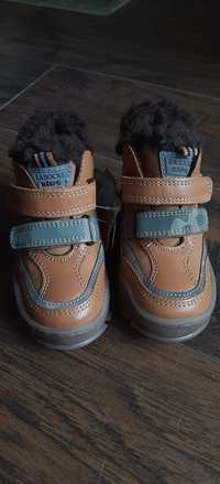 Buty zimowe dziecięce ze skóry