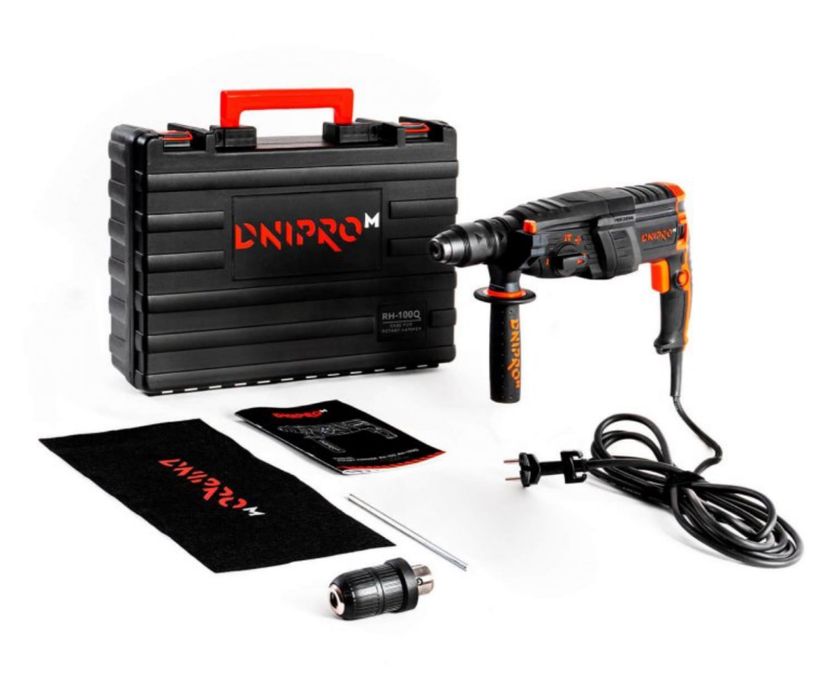 Перфоратор прямой Dnipro-M RH-100Q