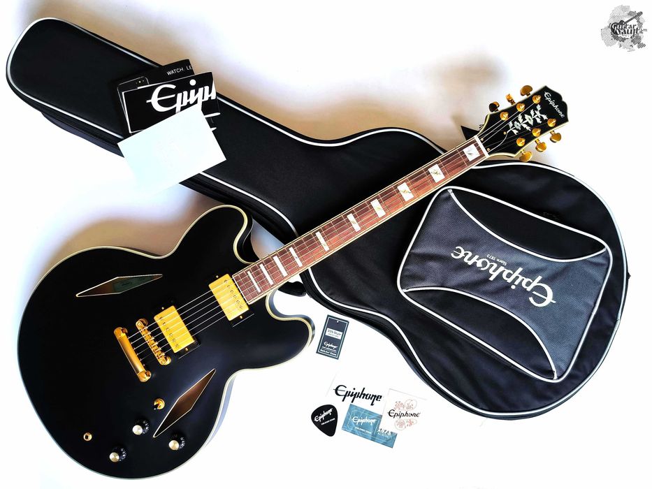 Новий Epiphone Emily Wolfe Sheraton Stealth '2022 Black Aged Gloss