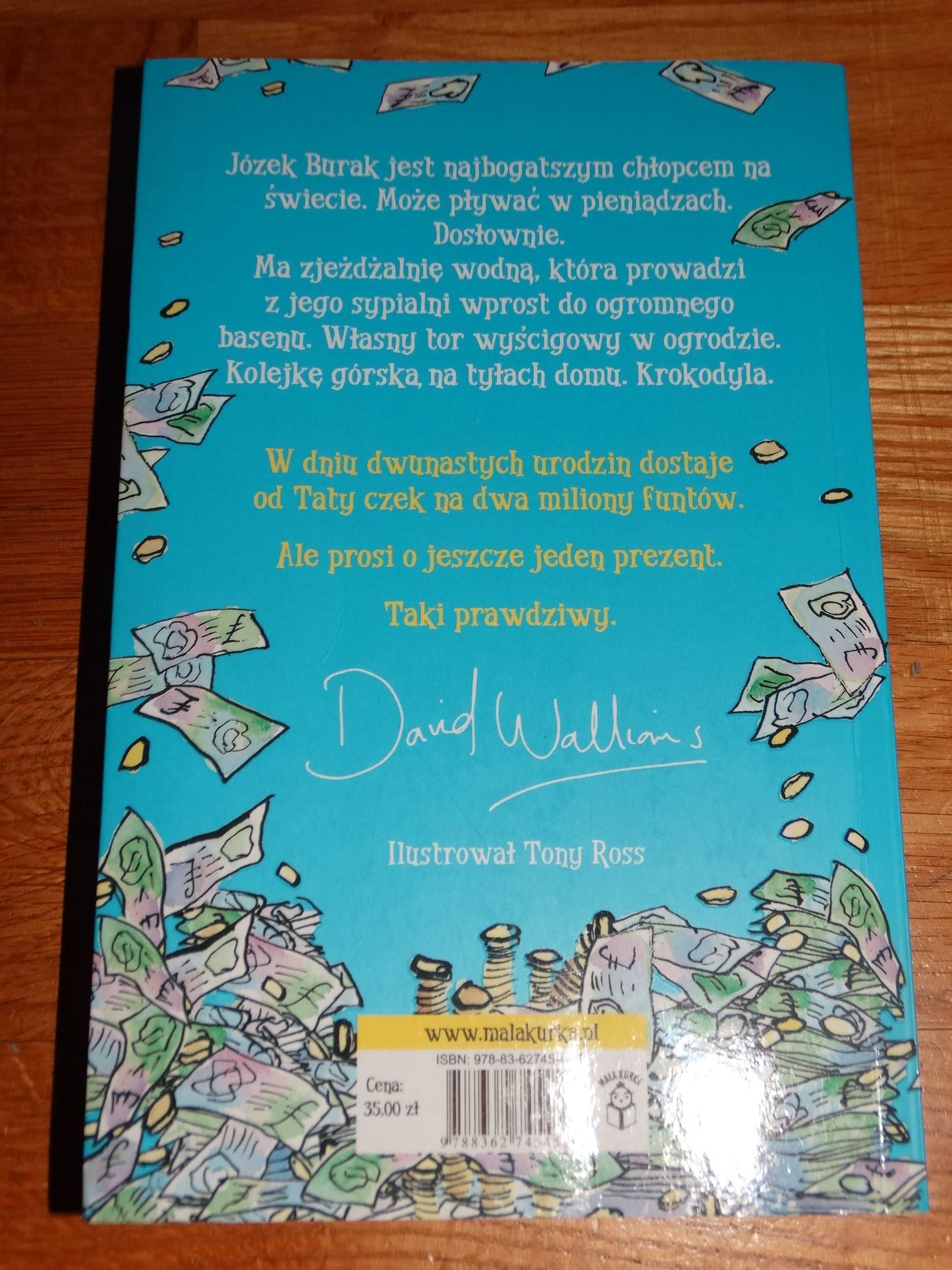 David Walliams Mały Miliarder Książka