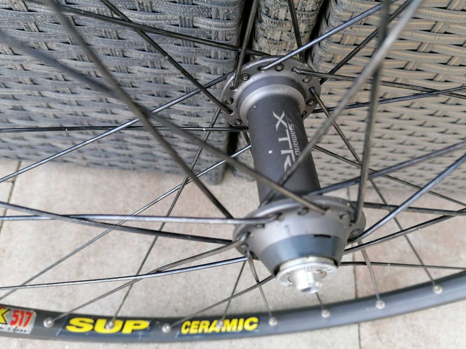 przednia piasta Shimano XTR, HB-M950 KOŁO Mavic 517