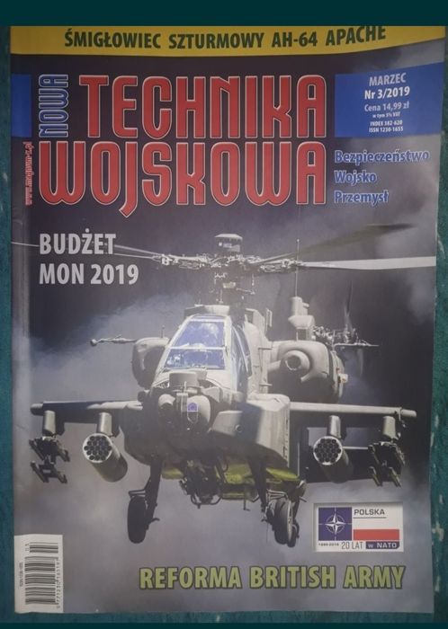Czasopisma Lotnictwo, Technika wojskowa, Morze - 6 szt dla koneserów