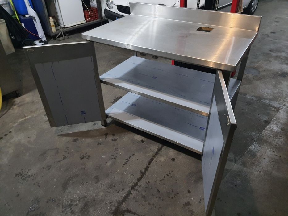 Escaparate Bancada em inox reforçado