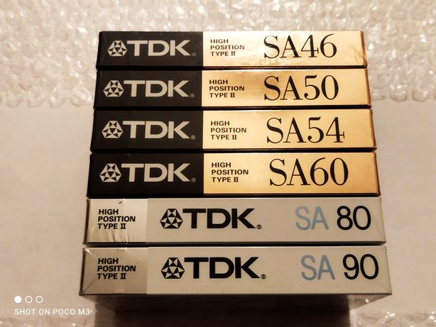 Аудиокассеты TDK SA Japan market аудио кассеты