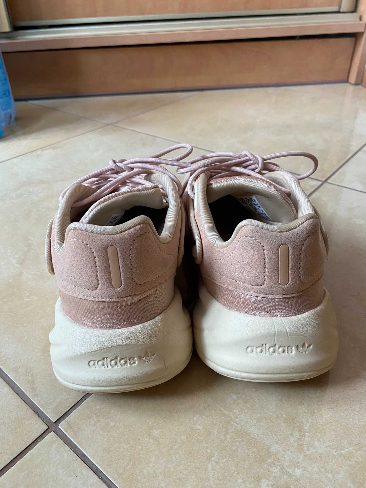 Adidas ozelia pudrowy róż 40 wygodne miękkie adidasy zamsz