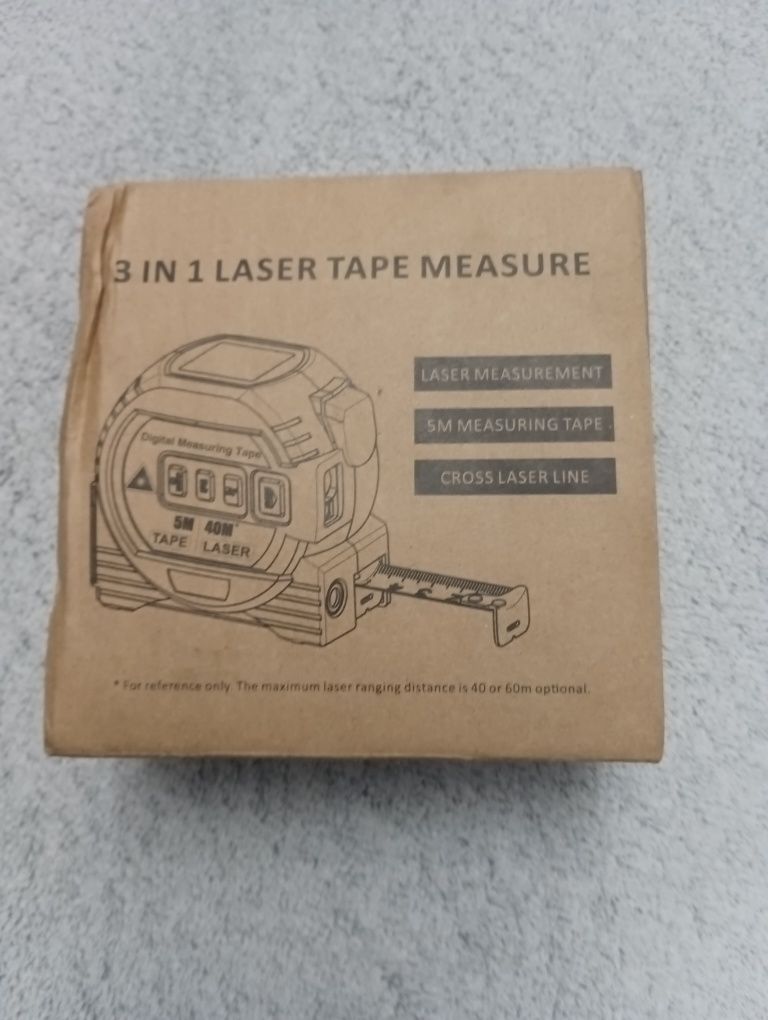 Taśma miernicza laserowa 3w1 Dalmierz 
Taśma miernicza laserowa 
Taśma