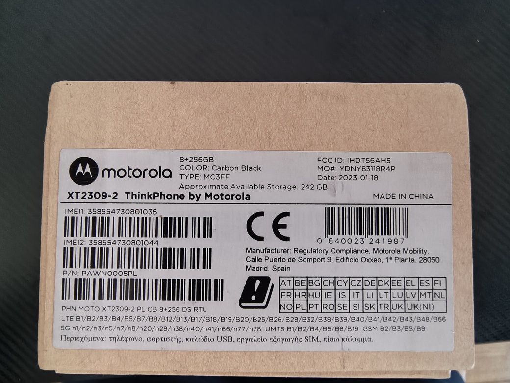 Thinkphone 8gb/256gb motorola