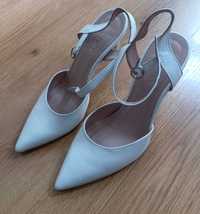 Białe buty ślubne Ryłko Estima, rozmiar 38