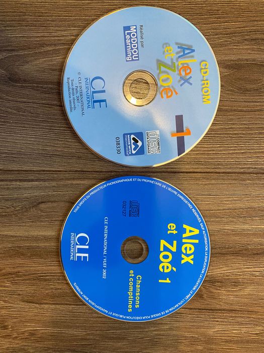 CD Alex et Zoe płyty do książki