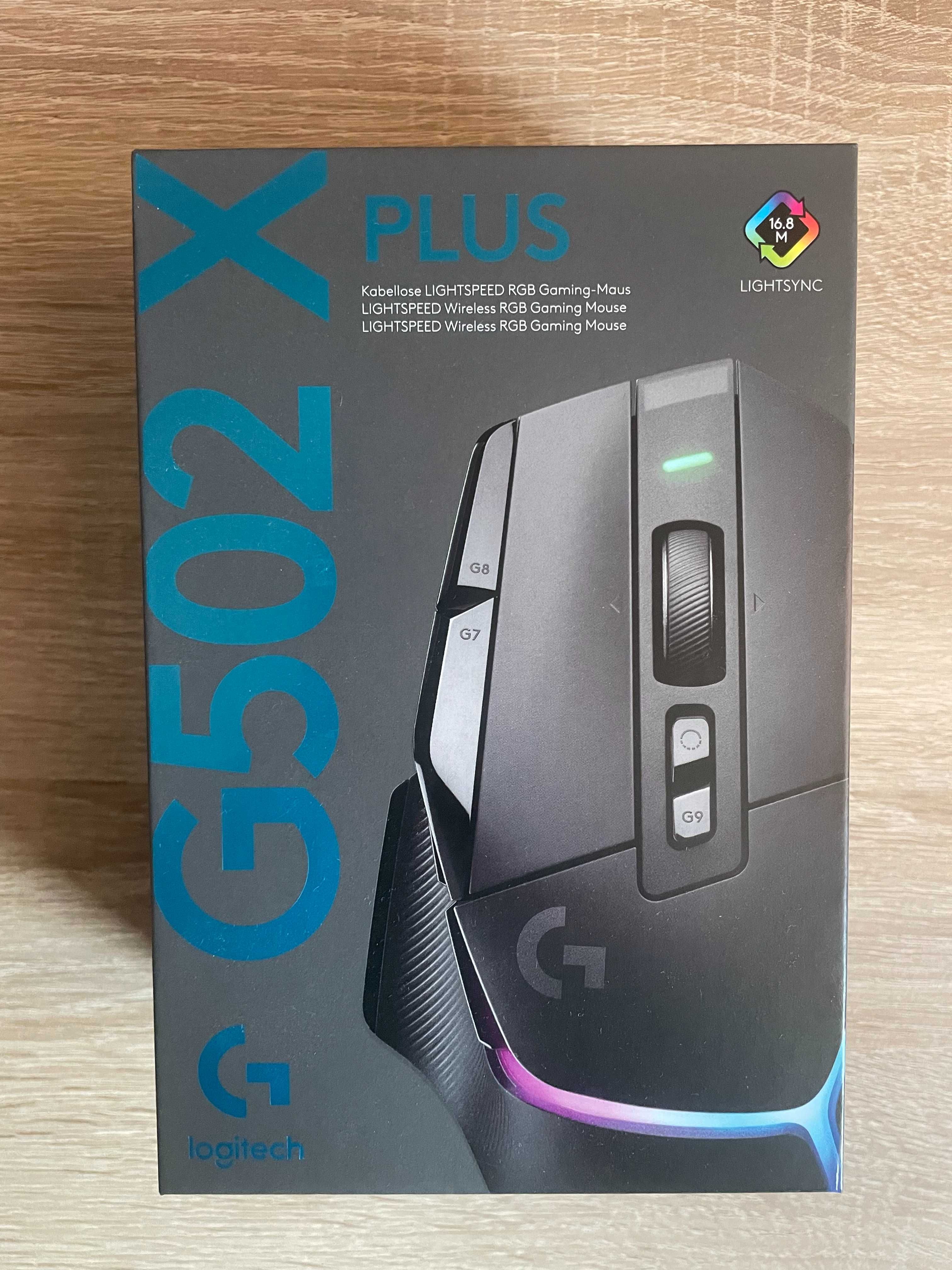 Logitech G502 X Plus – stan idealny