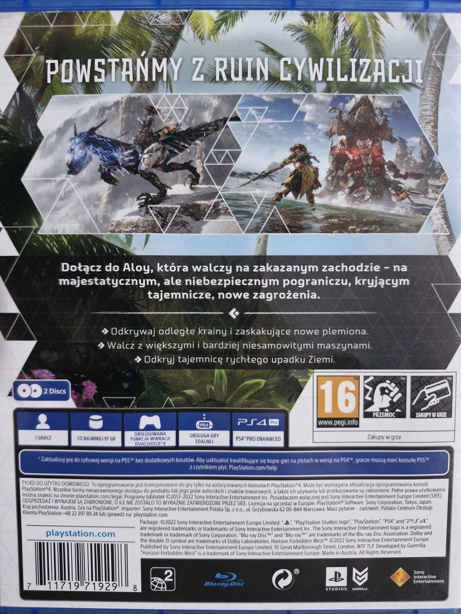 Horizon Forbidden West gra na PS4