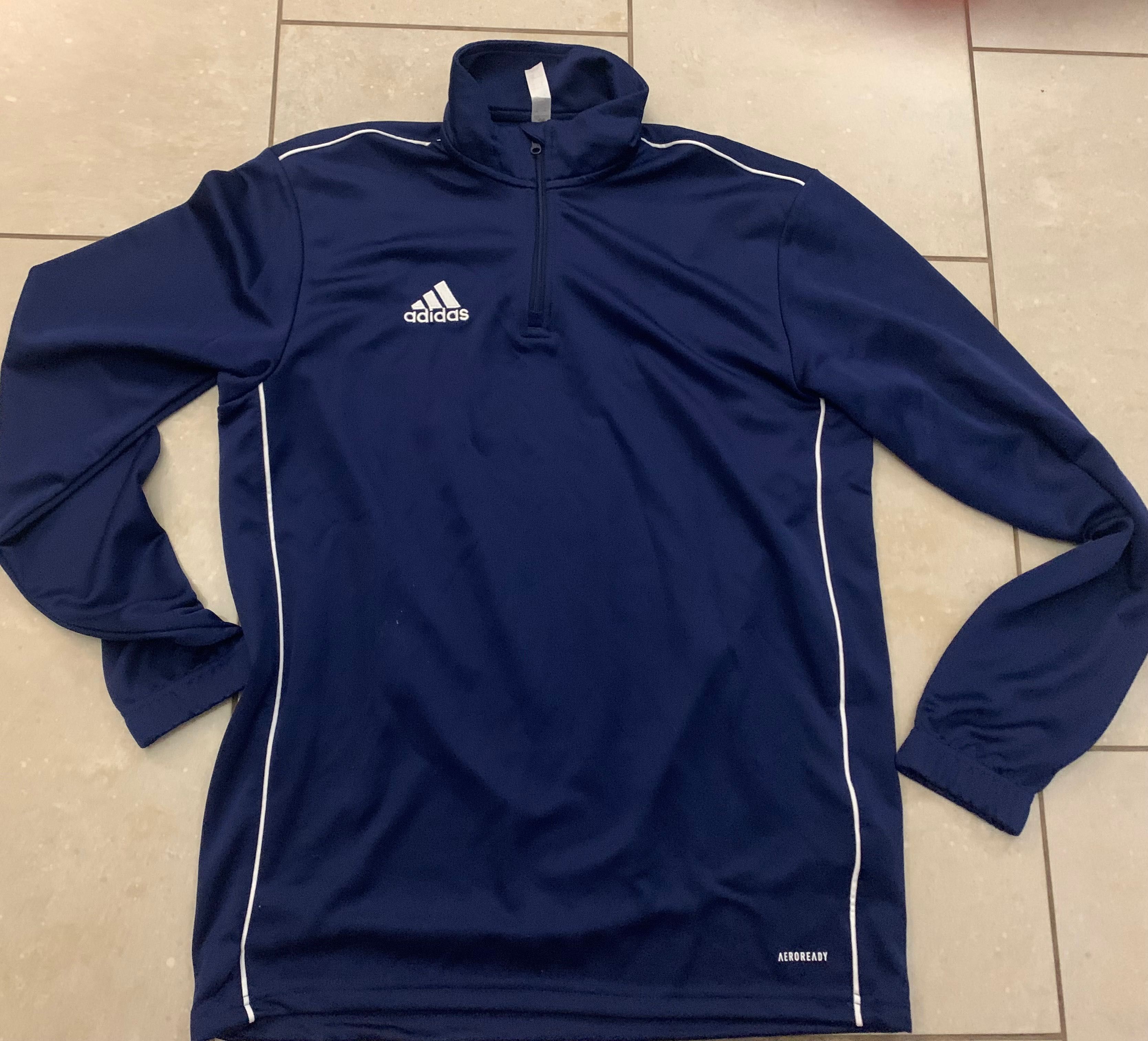 Adidas AeroReady sportowa granatowa bluza męska stójka r. M , jak nowa