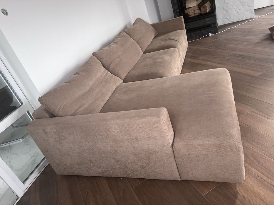 Кутовий диван Pufetto в преміум тканині великий розкладний