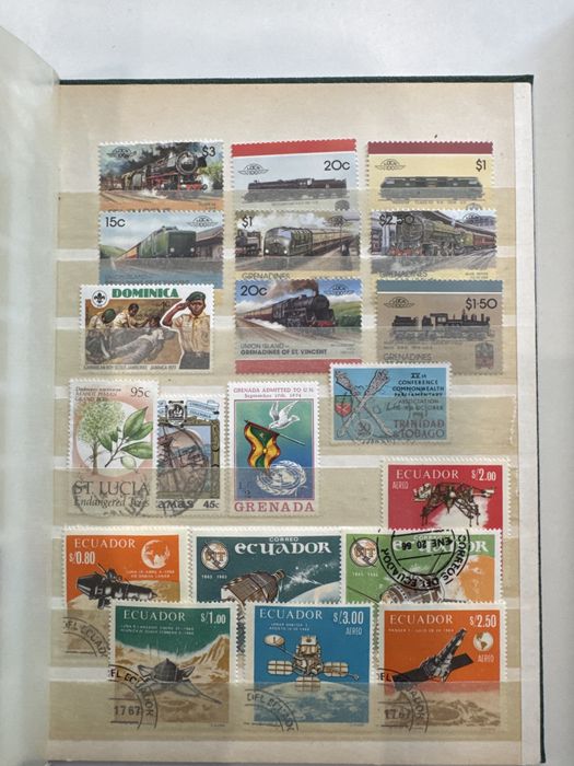 Selos e cartas para colecao