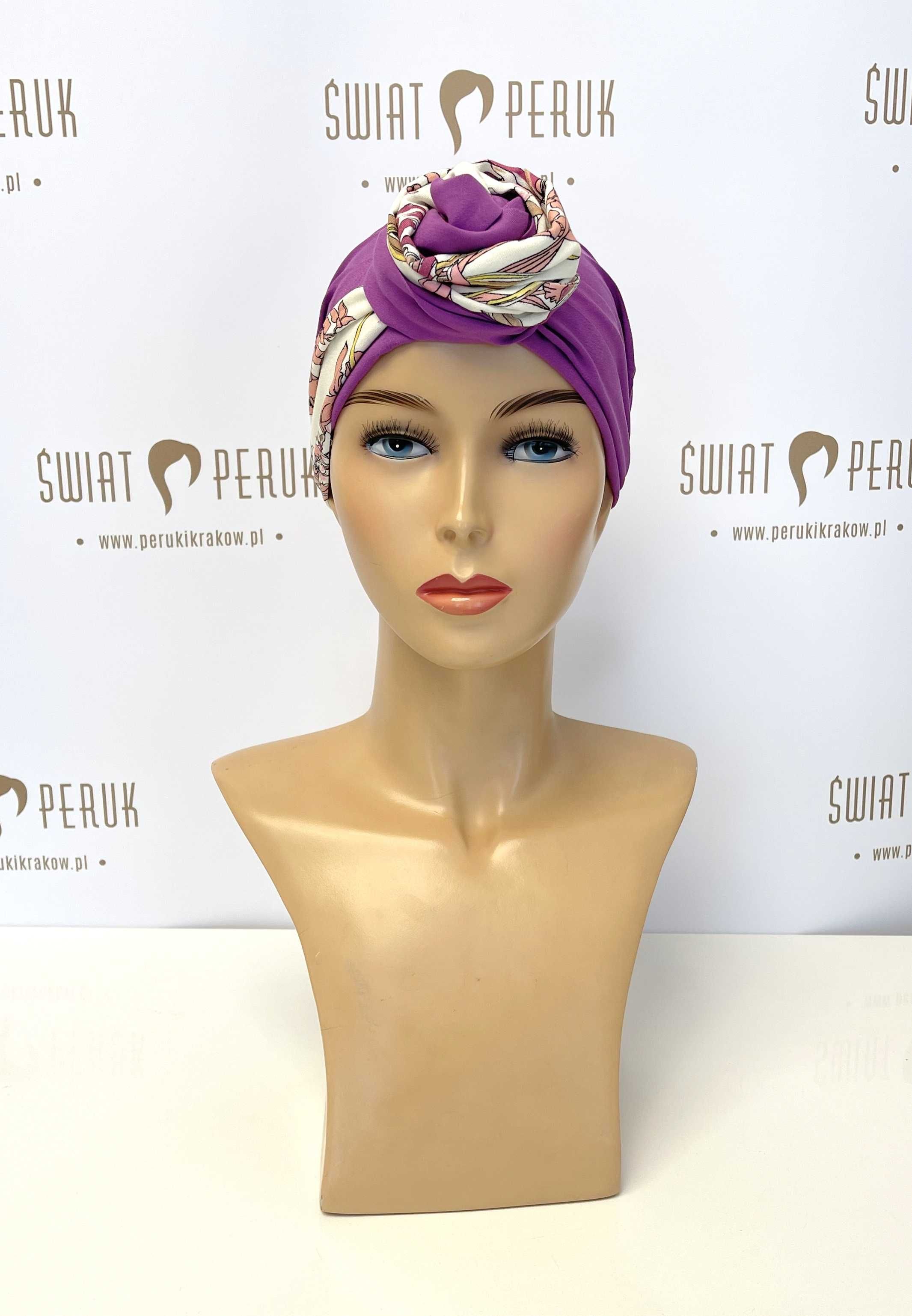 Turban z długim wiązaniem Końskie