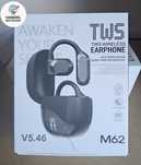 Słuchawki douszne typu TWS model M62.