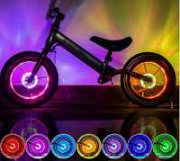 Подсветка колес велосипеда USB LEADBIKE A13 12 RGB LED на ось.