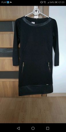 Elegancka czarna sukienka rozmiar S