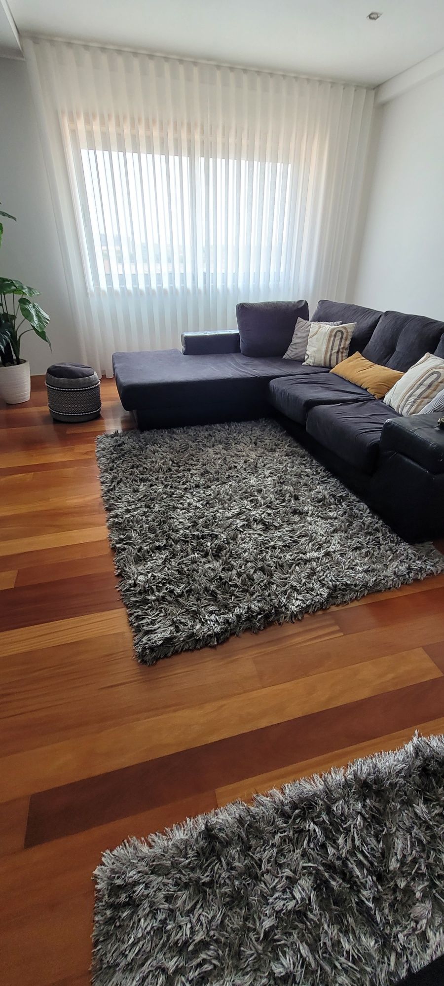 Conjunto tapetes sala de jantar e sala de estar