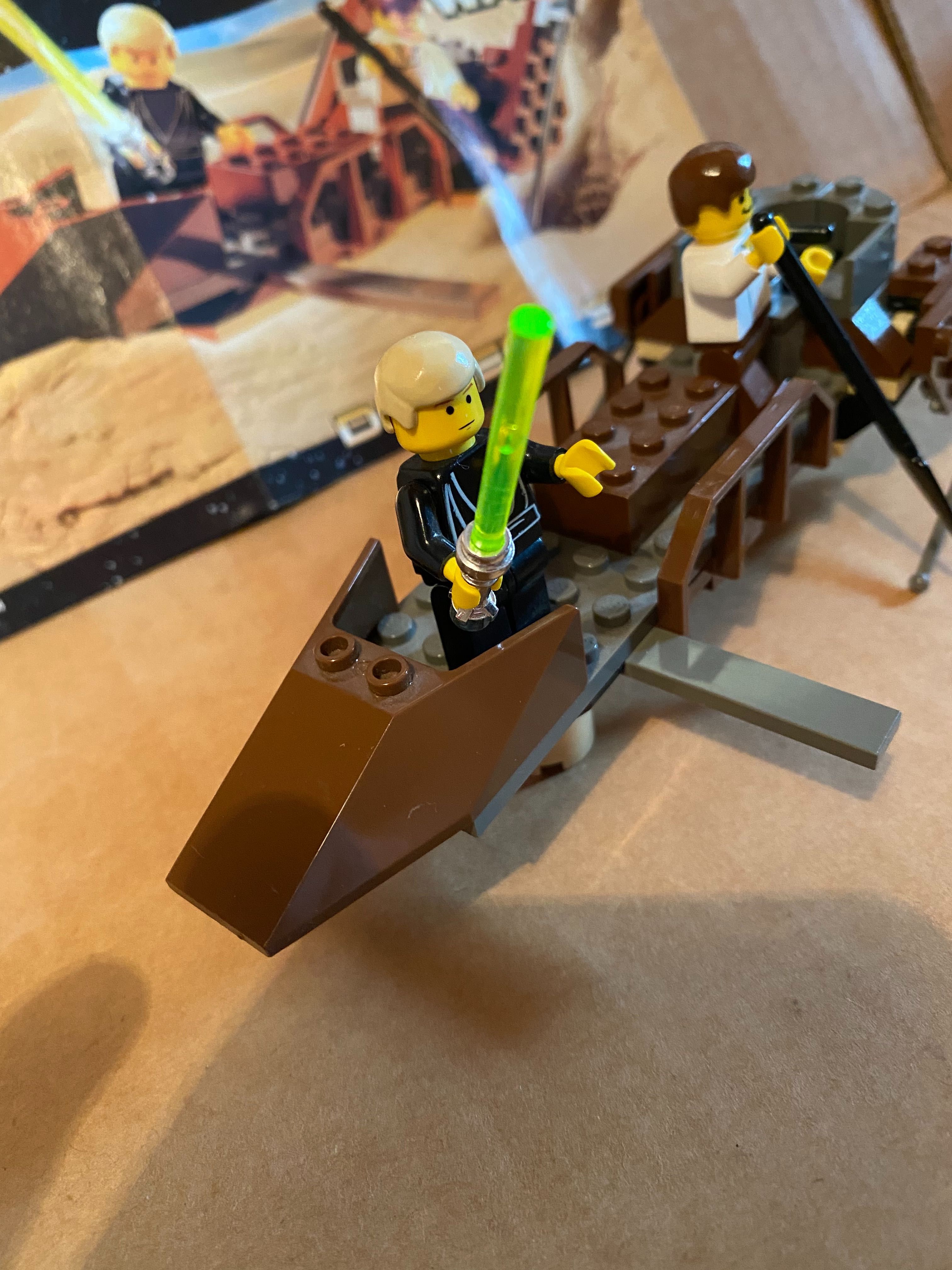 Lego 7104 Star Wars Desert Skiff UNIKAT 100% Komplet + Instrukcja