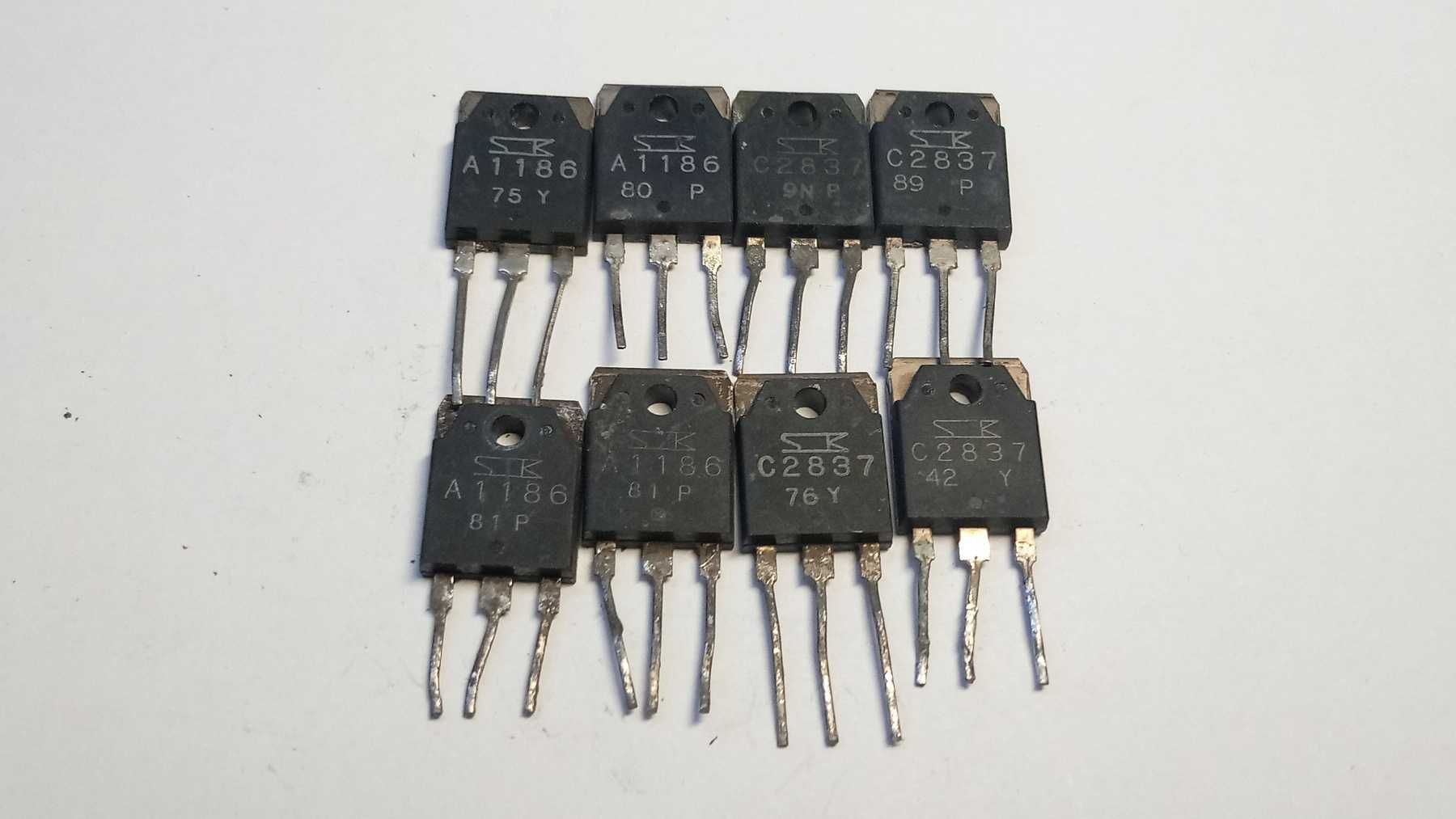 Біполярні транзистори 2SA1186 2SC2837.