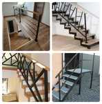Schody stalowe, metalowe, balkonowe, tarasowe