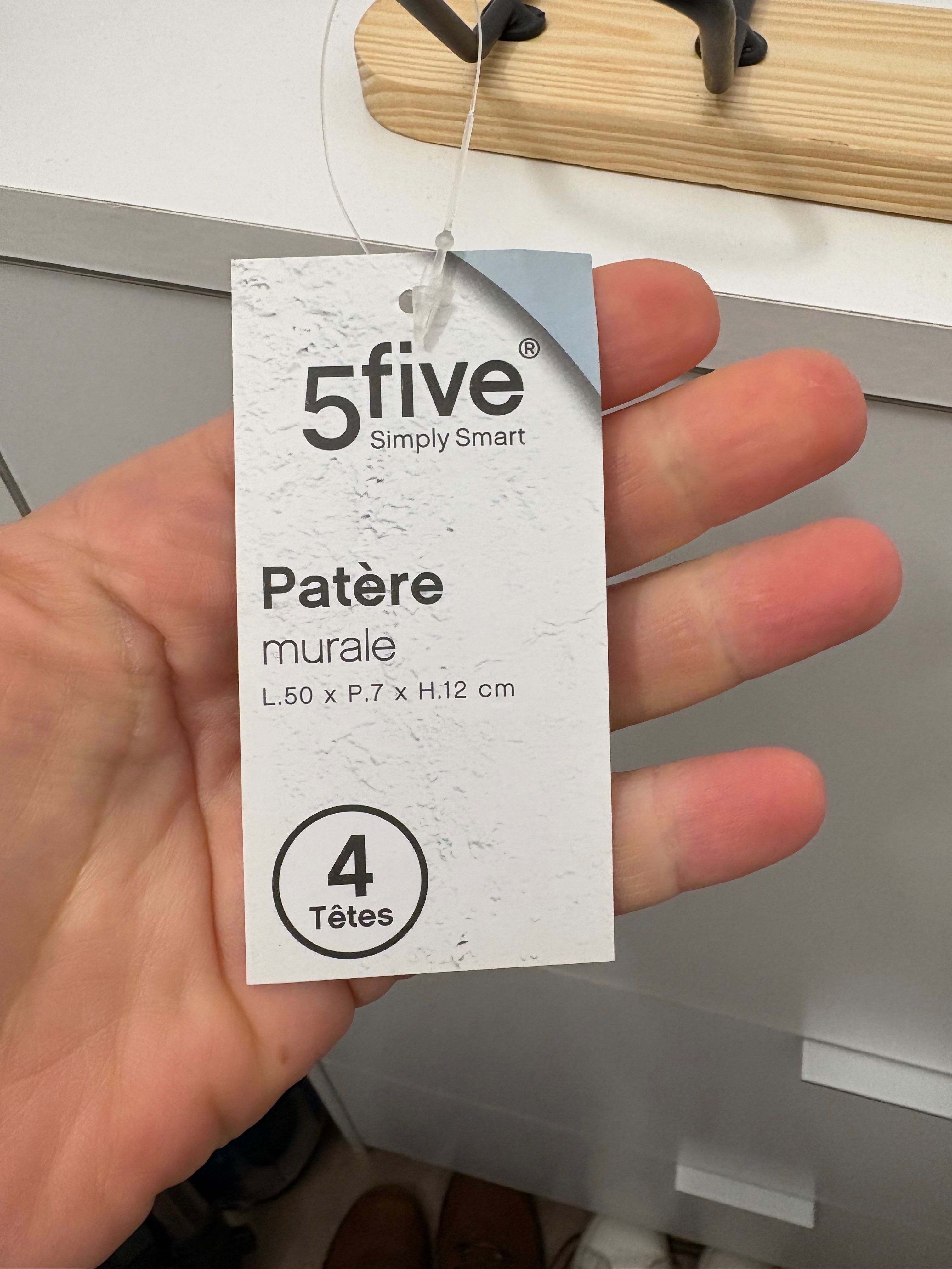 Cabide de parede, novo com etiqueta