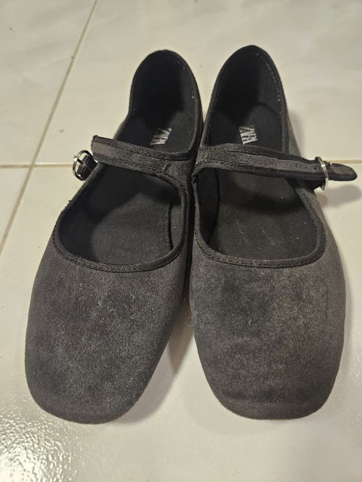 Sapatos de veludo