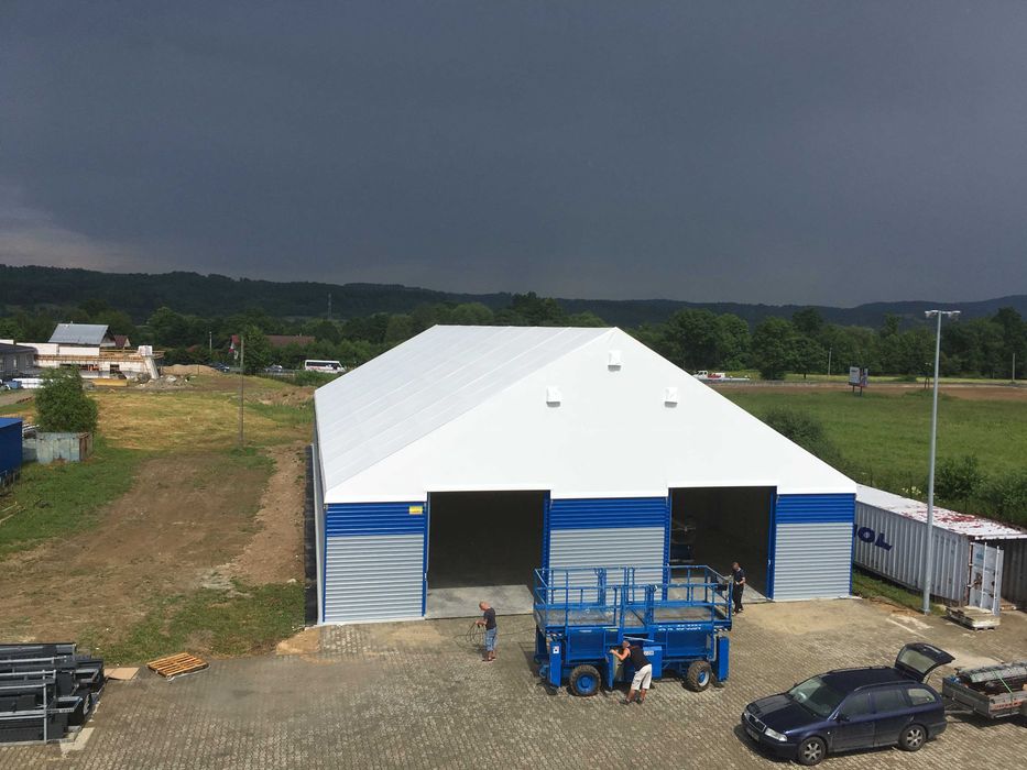 Hala namiotowa 40x20x4m, hala magazynowa, Ujeżdżalnia dla koni