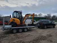 Prace ziemne usługi mini koparką JCB 8018 i 8026