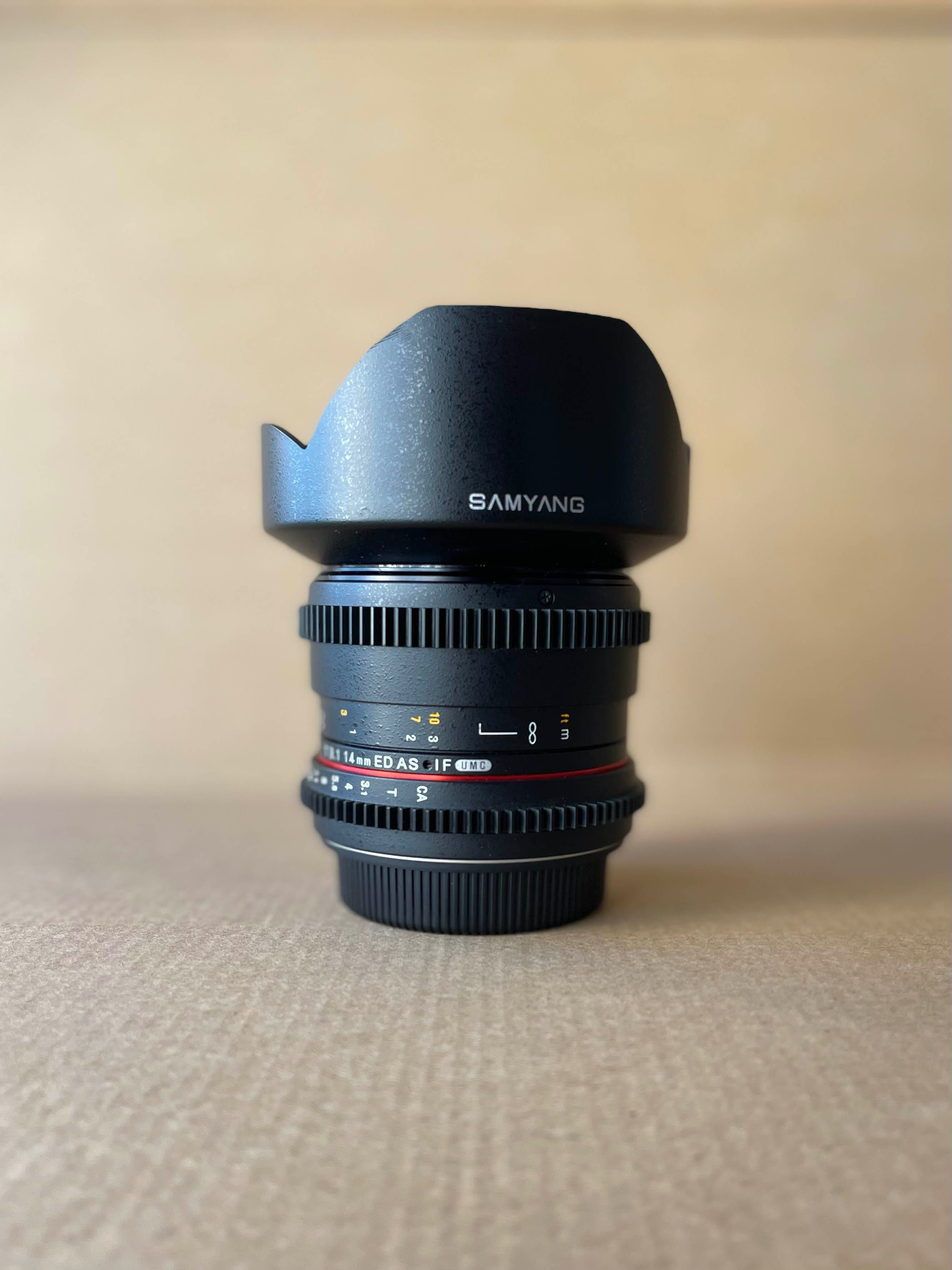 Samyang 14MM T3.1 Canon VDSLR