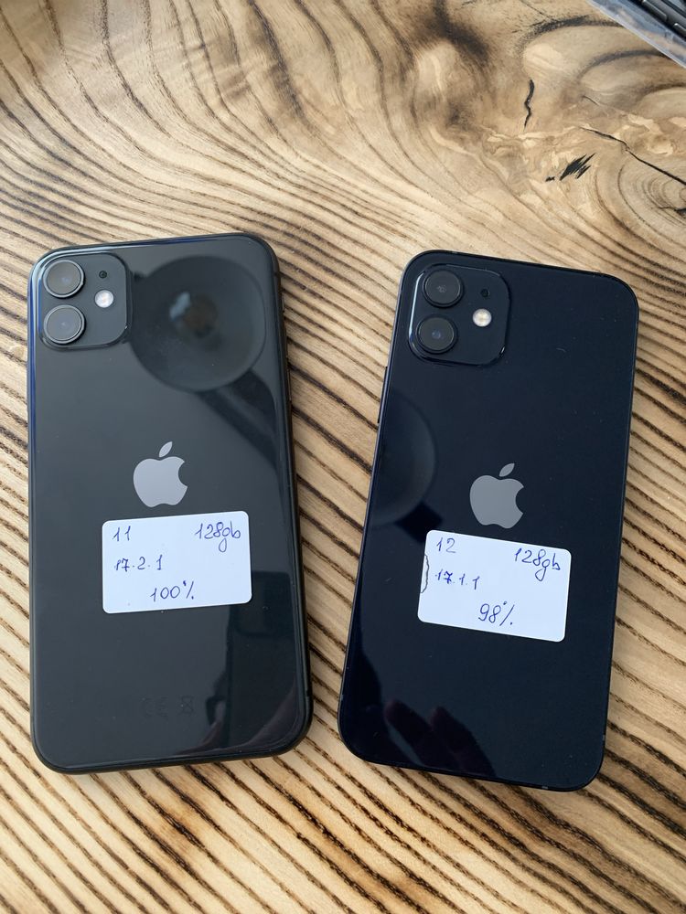 Телефон Iphone Apple 11 128gb і 12 128gb заблоковані