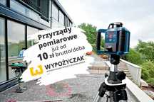 Kamera termowizyjna inspekcyjna niwelator laserowy optyczny - WYNAJEM