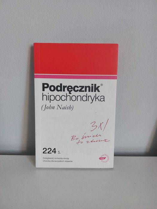 książka "Podręcznik hipochondryka", prezent, humor