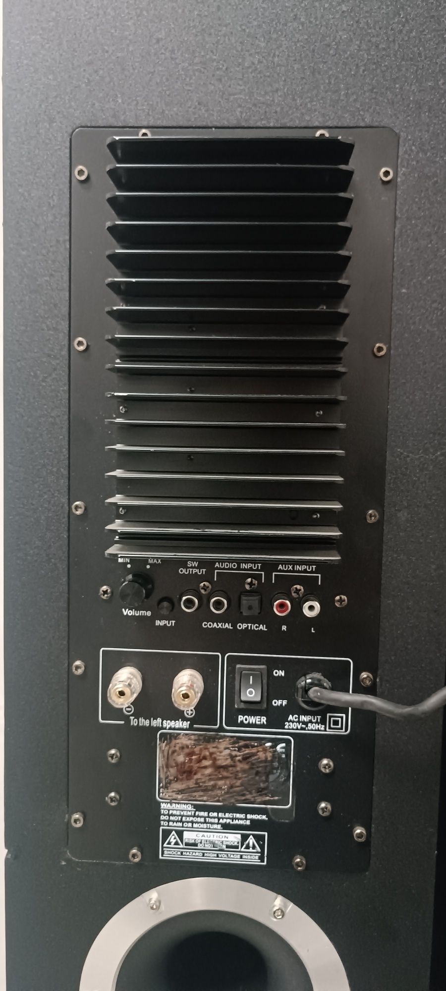 Kolumny aktywne podłogowe Bluetooth 120W RMS