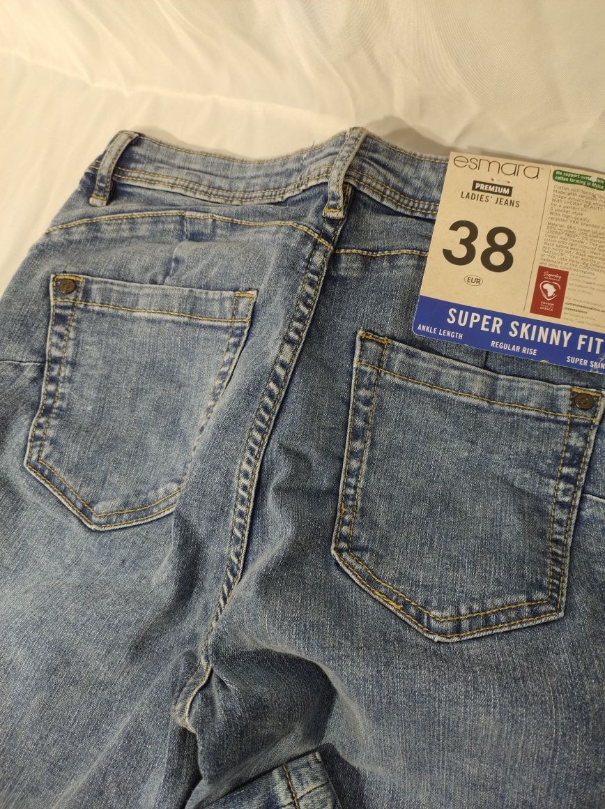 Spodnie damskie r 38 super skinny fit