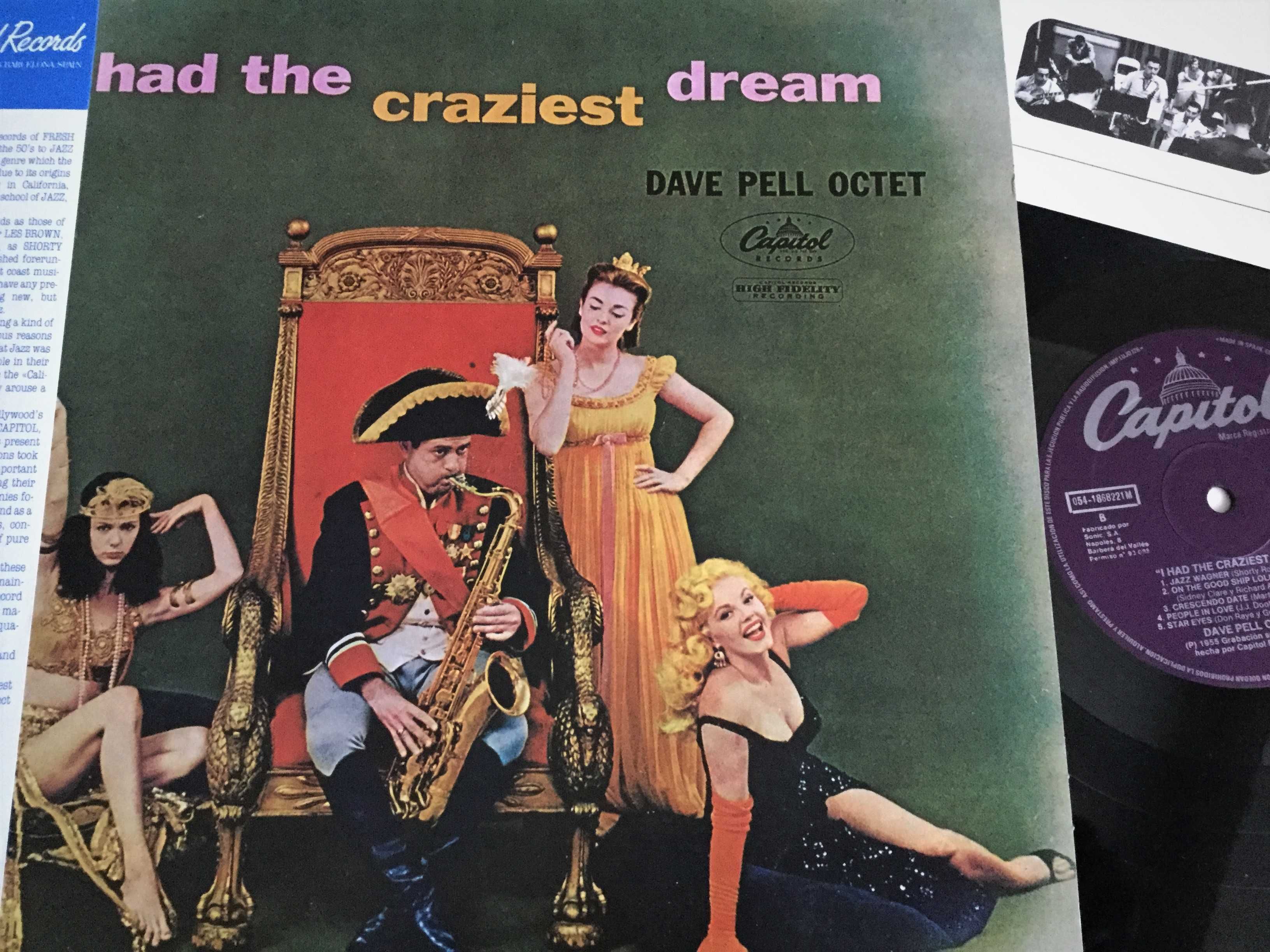 Dave Pell – I Had The Craziest Dream LP 1983r. (Zoot Sims) Jazz OBI