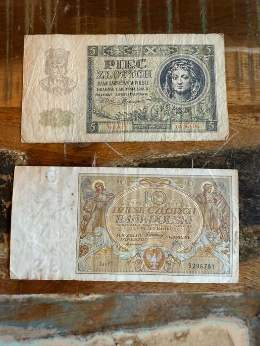 Stare banknoty Polskie