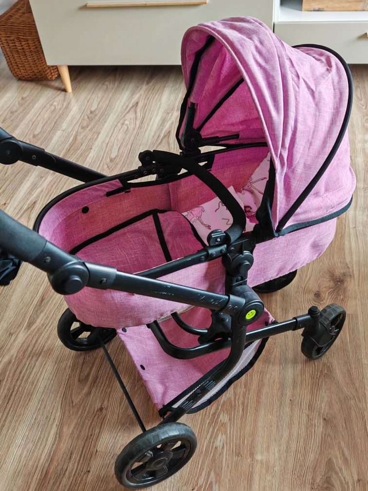 Wózek dla lalek Bayer Chic różowy