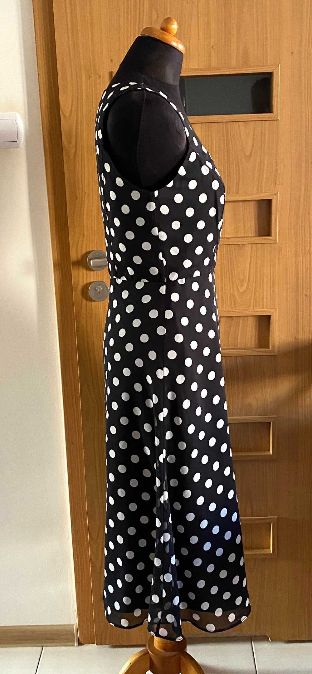 Sukienka lato vintage grochy roz.10 (38)