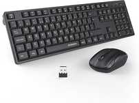 Seenda K041 Zestaw Klawiatura I Mysz Bezprzewodowa Usb Qwerty Uk