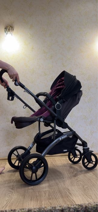 Каляска EI camino ME 1021-9 B-Move grey purple 2 в 1