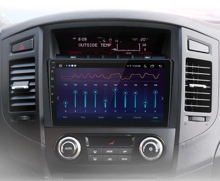 Radio do Mitsubishi Pajero 4 od 2006 - 2014 CarPlay i Android Auto