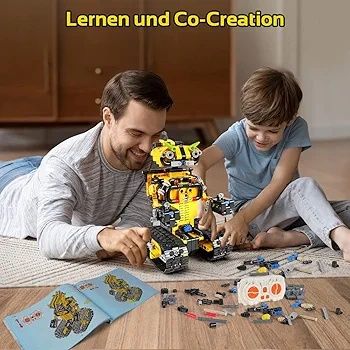 HOGOKIDS Robot 2w1 Buldożer, 730 Sztuk, Zdalnie Sterowany"