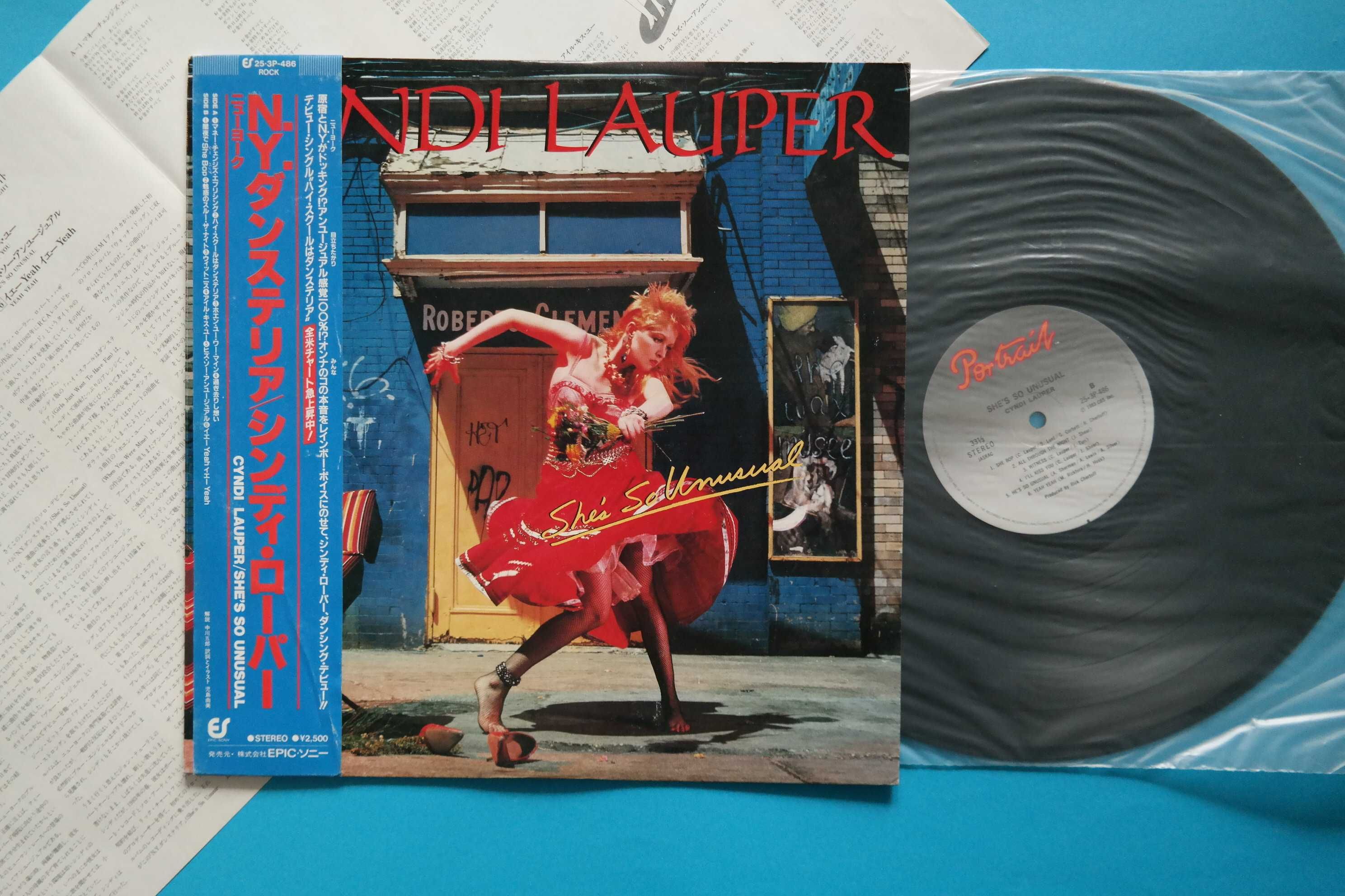 Płyta winylowa Cyndy Lauper She's So Unusual LP JAPAN 1983